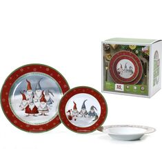 Χριστουγεννιάτικο Σετ Πιάτων Merry Gnomes Πορσελάνη 18Τμχ 06513496 ArteLibre |  Χριστουγεννιάτικα Διακοσμητικά στο espiti