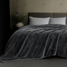 Κουβέρτα βελουτέ υπέρδιπλη Grey Astron Italy |  Κουβέρτες Βελουτέ Υπέρδιπλες στο espiti