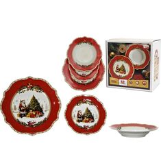 Χριστουγεννιάτικο Σερβίτσιο Φαγητού Christmas Whisper Πορσελάνη Σετ 18Τμχ 06513537 ArteLibre |  Χριστουγεννιάτικα Διακοσμητικά στο espiti