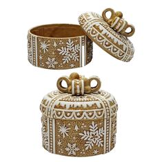 Χριστουγεννιάτικη Στρογγυλή Θήκη Δώρου Gingerbread Φ18x16cm 06513950 ArteLibre |  Χριστουγεννιάτικα Διακοσμητικά στο espiti