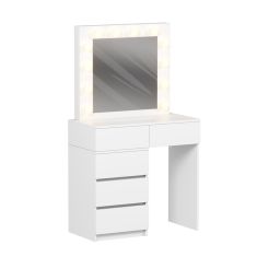 ΤΟΥΑΛΕΤΑ ΜΕ ΦΩΤΙΣΜΟ LED & ΣΥΡΤΑΡΙΑ BEYON HM2500.03 ΜΕΛΑΜΙΝΗ ΣΕ ΛΕΥΚΟ 80x40x140Υεκ. |  Συρταριέρες -Κονσόλες στο espiti