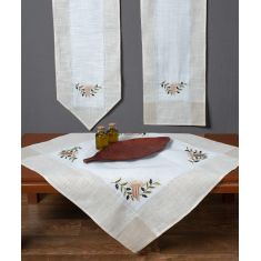 Σετ 3 τεμαχίών N3 (40cm x 110cm 2x40cm x 40cm) ivory 6978000003747 SilkFashion |  Τραπεζομάντηλα στο espiti