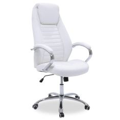 Καρέκλα γραφείου διευθυντή Sonar pakoworld pu λευκό |  Καρέκλες γραφείου στο espiti
