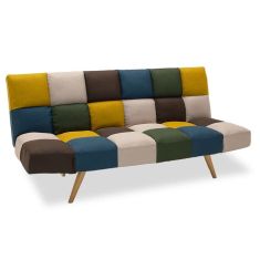 Καναπές - κρεβάτι 3θέσιος Freddo pakoworld με ύφασμα πολύχρωμο 182x81x84εκ |  Καναπέδες στο espiti
