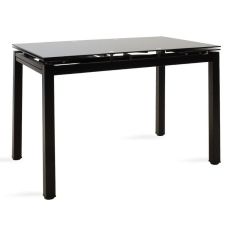 Τραπέζι επεκτεινόμενο Finn pakoworld γυάλινο 8χιλ μαύρο 110-170x70x75εκ |  Τραπέζια στο espiti