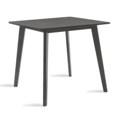 Τραπέζι Benson pakoworld MDF με καπλαμά  χρώμα rustic grey 80x80x75εκ |  Τραπέζια στο espiti