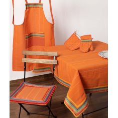 μαξιλάρι κάθισμα (40cm x 40cm ) moda ριγέ πορτοκαλί  6978000001781 SilkFashion |  Μαξιλάρια Καρέκλας στο espiti