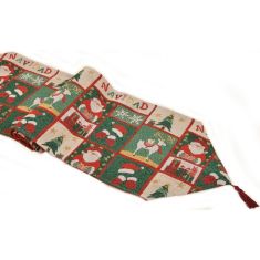 χριστουγεννιάτικη τραβέρσα (45cm x 170cm) santaraindeer 6978000001427 SilkFashion |  Χριστουγεννιάτικα Τραπεζομάντηλα  στο espiti
