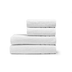 Πετσέτα Προσώπου Ξενοδοχείου Crystal 600gsm 100% Cotton 50x95 Λευκό   Beauty Home |  Μπάνιο στο espiti