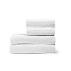 Πετσέτα Προσώπου Ξενοδοχείου Smooth 500gsm plain 100% Cotton 50x95 Λευκό   Beauty Home |  Μπάνιο στο espiti