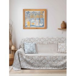 Ριχτάρι VELRION BEIGE Βαμβάκι 170 x 300 εκ. MADI |  Ριχτάρια στο espiti