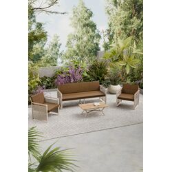 Stewehome Σετ κήπου με μεταλλικό τραπέζι και καθίσματα για μπαλκόνι και μπιστρό μοντέρνου στυλ 90x50 cm 987542 |  Σετ τραπεζαρία κήπου στο espiti