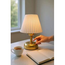Stewehome Ασύρματο διακοσμητικό φωτιστικό LED με μεταλλική βάση Μέταλλο 16x16x22 cm 897315 |  Επιτραπέζια στο espiti