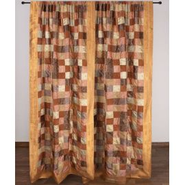 Κουρτίνα 6379 (150cm x 275cm) με τούνελ χρυσή 6978000004427 SilkFashion |  Ετοιμες μονοχρωμες κουρτίνες στο espiti