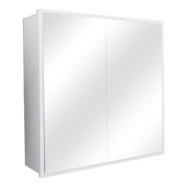 Καθρέπτης μπάνιου Poliana pakoworld λευκό 70x17x70εκ |  Καθρέπτες Μπάνιου στο espiti