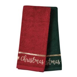 DAS HOME CHRISTMAS ΠΟΤΗΡΟΠΑΝΑ ΣΕΤ 2ΤΜΧ 40X60 0702 GREEN, RED |  Χριστουγεννιάτικες Πετσέτες στο espiti