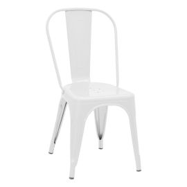 Καρέκλα Utopia pakoworld λευκό μέταλλο 44x44x85εκ |  Καναπέδες - Καρέκλες  στο espiti