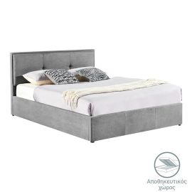 Κρεβάτι διπλό Sonnie pakoworld με αποθηκευτικό χώρο βελούδο ανθρακί 150x200εκ |  Κρεβάτια στο espiti