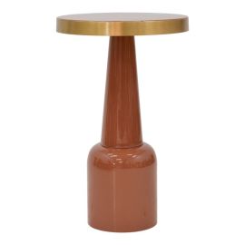 Βοηθητικό τραπέζι Easyful Inart σάπιο μήλο-χρυσό μέταλλο Φ40x65εκ |  Τραπεζάκια βοηθητικά στο espiti