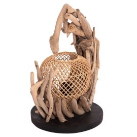 ΕΠΙΤΡΑΠΕΖΙΟ ΔΙΑΚΟΣΜΗΤΙΚΟ ΦΩΤΙΣΤΙΚΟ ASHIN HM4438 DRIFTWOOD--RATTAN 30x30x49Υεκ. |  Επιτραπέζια στο espiti
