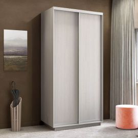 Ντουλάπα Diamont Λευκό 120x60x220cm AlphaB2B |  Ντουλάπες ρούχων στο espiti
