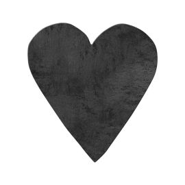 Παδικό Χαλί FEATHERY BLACK HEART 120 x 120 εκ. MADI |  Χαλιά Παιδικά στο espiti