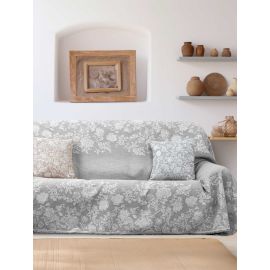 Ριχτάρι WARMORA GREY Βαμβάκι 170 x 250 εκ. MADI |  Ριχτάρια στο espiti