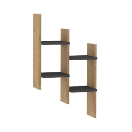 Ραφιέρα τοίχου Tabal pakoworld σε oak απόχρωση 49.4x14.5x85εκ |  Ραφιέρες τοίχου στο espiti