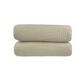 Κουβέρτα Πικέ Υπέρδιπλη Waffle 230χ245 Beige Astron Italy |  Κουβέρτες Βαμβακερές Μονές στο espiti