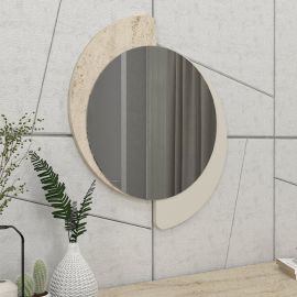 Καθρέπτης τοίχου Sevilla Μegapap χρώμα sandstone - travertine 59,2x2,2x69εκ. |  Καθρέπτες στο espiti