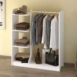 Έπιπλο εισόδου Rozesme Megapap χρώμα λευκό 120x40x135εκ. |  Οργάνωση σπιτιού - μικροέπιπλα στο espiti