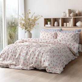 Beauty Home Σετ πάπλωμα υπέρδιπλο Art 12218 Chloe 100% Βαμβακοσατέν 300tc 220x240 Μπεζ       |  Παπλώματα Υπέρδιπλα στο espiti