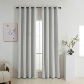 Beauty Home Κουρτίνα Full Blackout σκίασης με 8 κρίκους Elite Art 8392 Ice-No1 140x270 Πάγου       |  Ετοιμες κουρτίνες με σχέδιο στο espiti