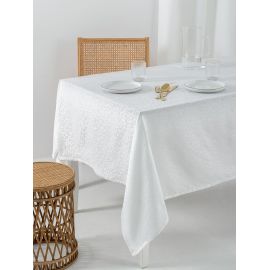 Τραπεζομάντηλο Αλεκιαστο Formal Dinner 175x260 LITA WHITE Palamaiki |  Τραπεζομάντηλα στο espiti