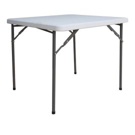 Τραπέζι catering Comfort pakoworld πτυσσόμενο σε λευκή απόχρωση 80x80x74εκ |  Έπιπλα catering - συνεδρίου στο espiti