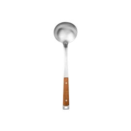 ESTIA ΚΟΥΤΑΛΑ ΒΑΘΙΑ ALLURE ΑΝΟΞΕΙΔΩΤH 34cm ΜΕ ΞΥΛΙΝΗ ΛΑΒΗ - 01-27896 Estia |  Είδη Σερβιρίσματος στο espiti