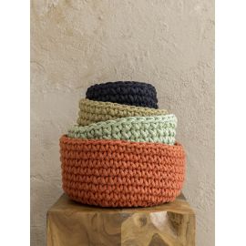 Καλάθι 19x16 - Panier Deep Orange NIMA Home |  Καλαθια-Κουτιά στο espiti