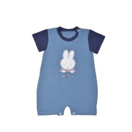 Miffy Des.19 Φορμάκι Καλοκαιρινό Μπλε Μεσαίο Με Κέντημα 9-12 Mηνών/74 cm |  Βρεφικά Ρουχα στο espiti
