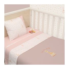 Κουβέρτα Πικέ Κούνιας 100x140 Design 502 Sophie La Girafe |  Βρεφικές Πάντες στο espiti