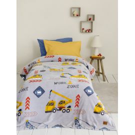 Κουβέρτα Μονή 150x220 - Work Zone Nima Kids |  Κουβέρτες Παιδικές στο espiti