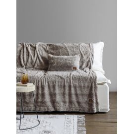 Κουβέρτα καναπέ 130x170 - Velure Cigar Beige Nima Home |  Κουβέρτες Καναπέ στο espiti