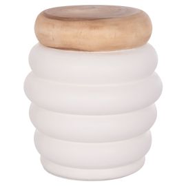 ΤΡΑΠΕΖΙ ΒΟΗΘΗΤΙΚΟ PUFFAT HM18172.02 FIBER CEMENT ΛΕΥΚΟ- ΞΥΛΟ TEAK TOP Φ45x46Υεκ. |  Τραπέζια στο espiti