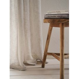 Κουρτίνα με σιρίτι 140x295cm GOFIS HOME  Combe Willow Beige 502 |  Ετοιμες μονοχρωμες κουρτίνες στο espiti