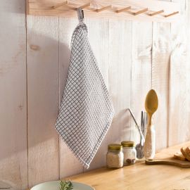 Ποτηρόπανο 40x60cm Josefin Μαύρο 580 |  Πετσέτες Κουζίνας στο espiti
