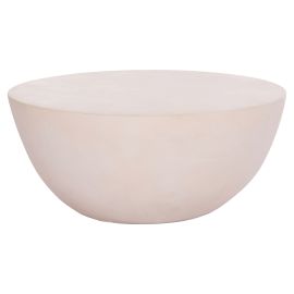 ΤΡΑΠΕΖΙ ΣΑΛΟΝΙΟΥ ΣΤΡΟΓΓΥΛΟ ALLAN HM18162.02 FIBER CEMENT ΣΕ ΛΕΥΚΟ--Φ92x49Υεκ. |  Τραπέζια στο espiti
