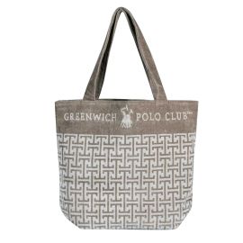 GREENWICH POLO CLUB ΤΣΑΝΤΑ ΘΑΛΑΣΣΗΣ 55Χ40 4006 GREY, TAUPE |  Τσάντες στο espiti