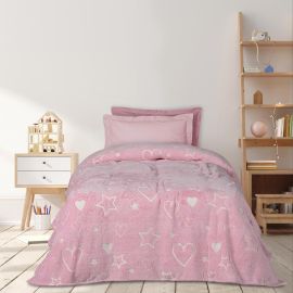 DAS KIDS ΚΟΥΒΕΡΤΑ FLEECE 160Χ220 4898 FUSCHIA, WHITE |  Κουβέρτες Παιδικές στο espiti