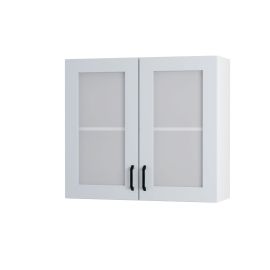 Modest Πάνω Ντουλάπι-Βιτρίνα Γκρι 80x30x72cm AlphaB2B |  Ντουλάπια στο espiti
