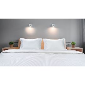 Beauty Home Μαξιλαροθήκη ξενοδοχείου Ribbon Art Ε1230 230TC Satin Stripe Percal Pennie 70%Cot-30%Pol 53x73 Λευκό       |  Υπνοδωμάτιο στο espiti