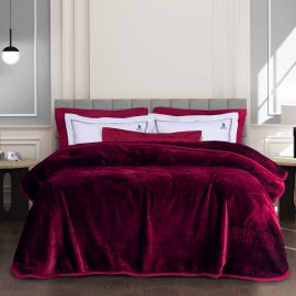 GREENWICH POLO CLUB ΚΟΥΒΕΡΤΑ VELOUR ΥΠΕΡΔΙΠΛH ESSENTIAL 3438 ΜΠΟΡΝΤΩ |  Κουβέρτες Βελουτέ Υπέρδιπλες στο espiti